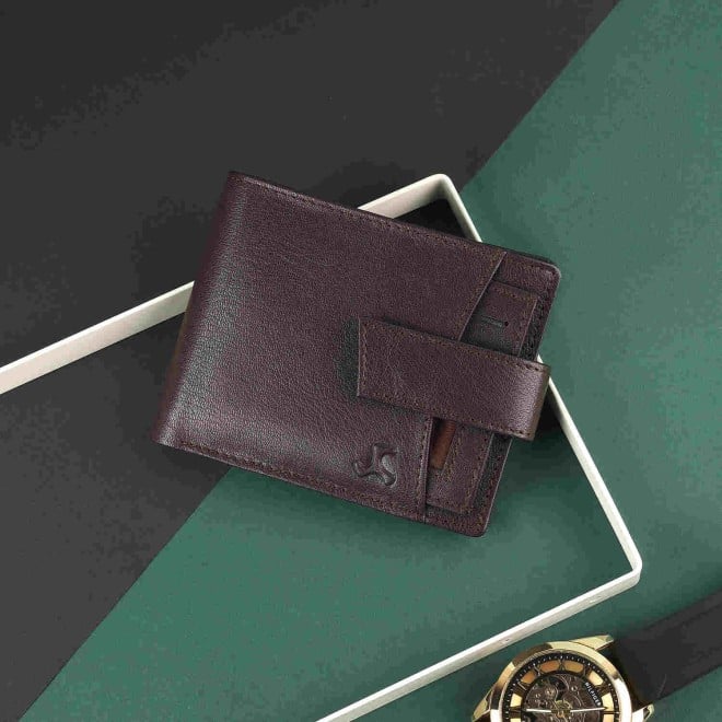 Mochi Men Brown Formal Wallet