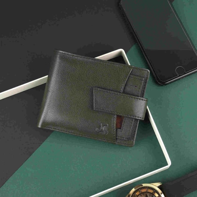 Mochi Men Green Formal Wallet