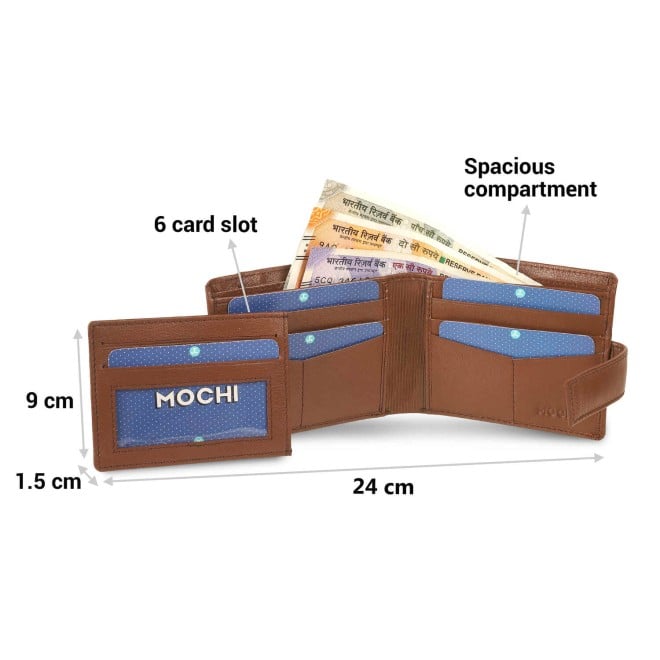 Mochi Men Tan Formal Wallet (SKU: 21-67-23-10)