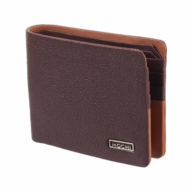Buy Mochi Men Grey Leather Wallet (21-5002-14-10) Size (10) at Amazon.in