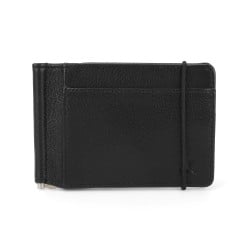 Men Black Mens Wallets Money Clip Wallet