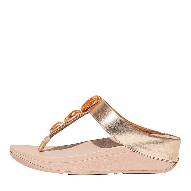 Fitflop Women Rose-gold Casual Slip Ons