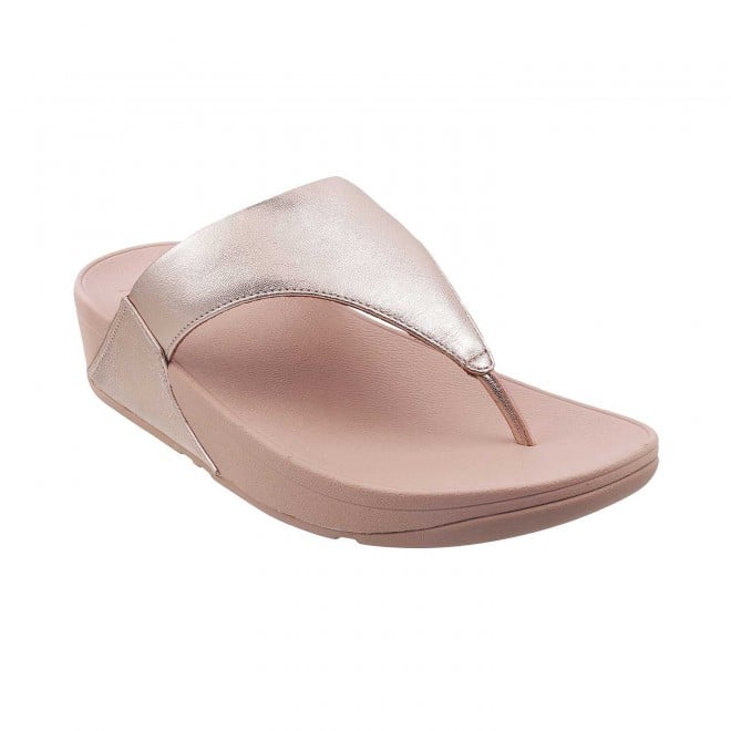 FitFlop Rose-Gold Casual Slippers for Women