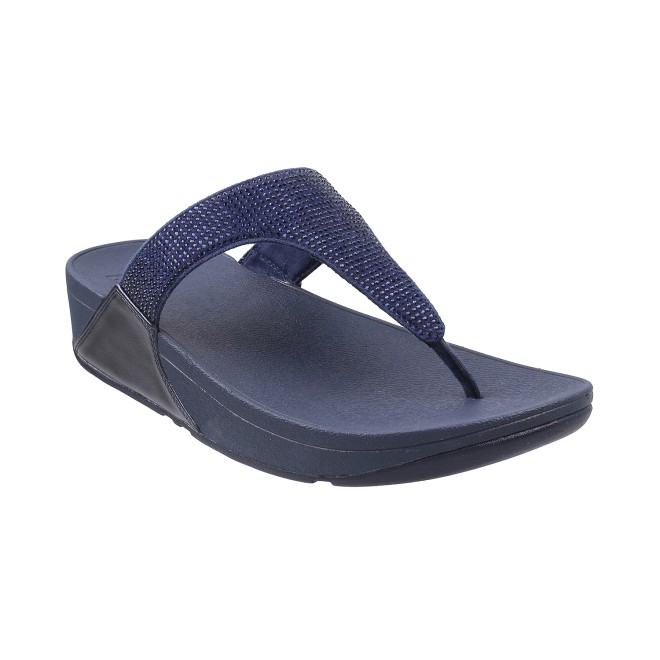 FitFlop Navy-Blue Casual Slippers for Women