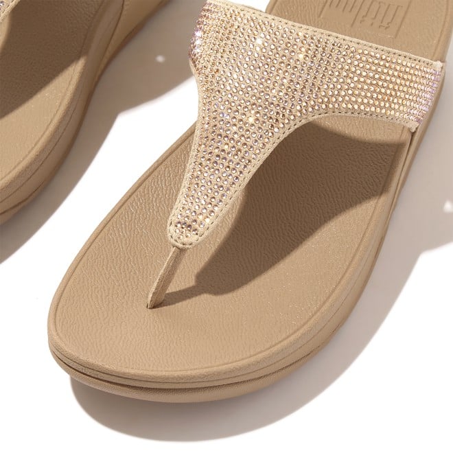 Fitflop Lulu Crystal Embellished Toe-Post Sandals (SKU: 228-208-20-5)