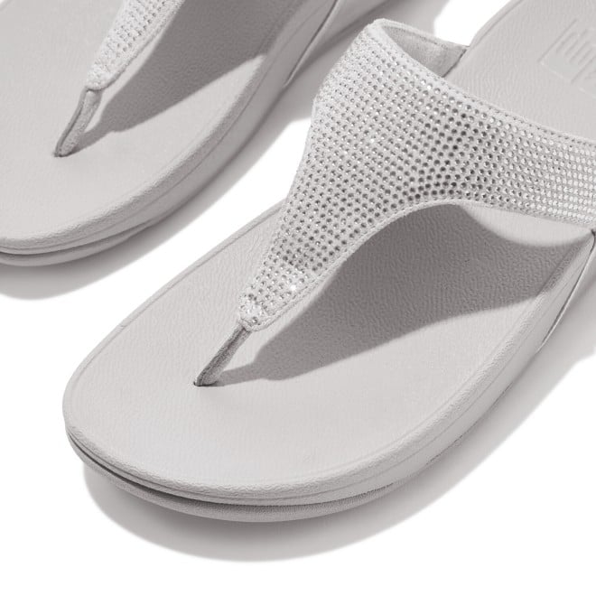 Fitflop Lulu Crystal Embellished Toe-Post Sandals (SKU: 228-208-27-3)
