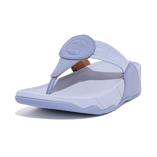 Fitflop Walkstar Finestripe Webbing Toe-Post Sandals (SKU: 228-236-26-4)