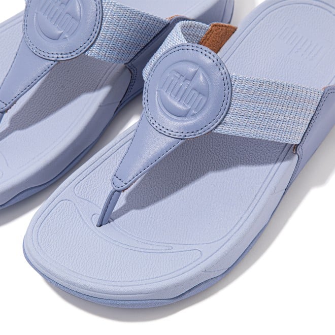 Fitflop Walkstar Finestripe Webbing Toe-Post Sandals (SKU: 228-236-26-4)