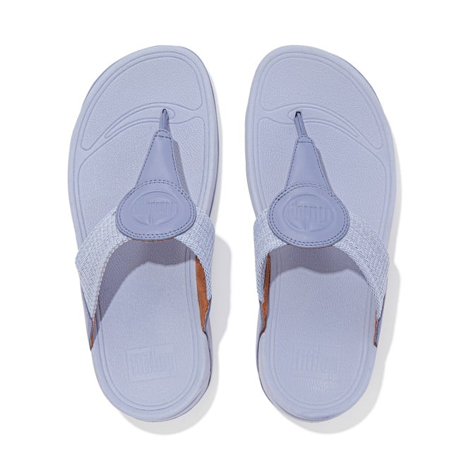 Fitflop Walkstar Finestripe Webbing Toe-Post Sandals (SKU: 228-236-26-4)