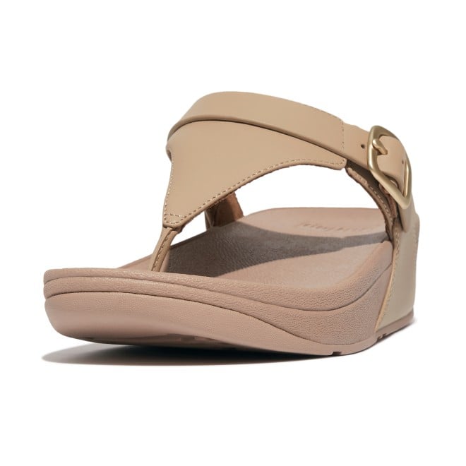 Fitflop Lulu Adjustable Leather Toe-Post Sandals (SKU: 228-246-20-4)