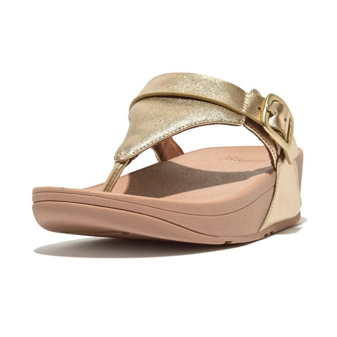 Fitflop Lulu Adjustable Leather Toe-Post Sandals (SKU: 228-246-51-3)