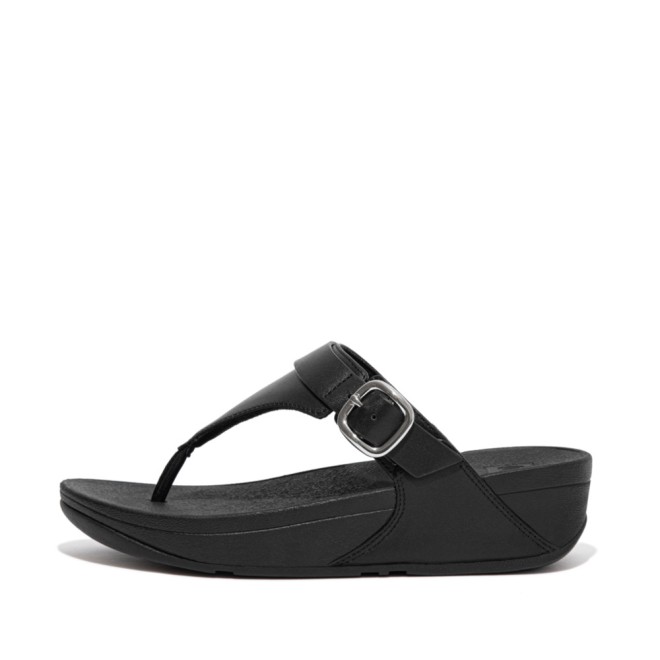 Fitflop Adjustable Leather Toe Post Sandals