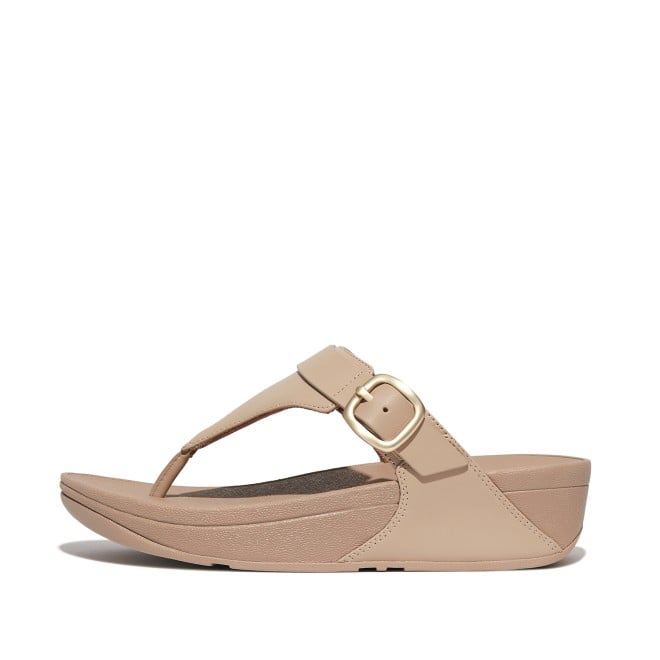 Fitflop Lulu Adjustable Leather Toe-Post Sandals (SKU: 228-246-20-4)