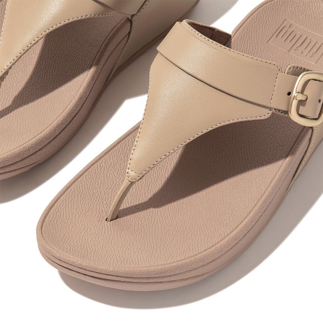 Fitflop Lulu Adjustable Leather Toe-Post Sandals (SKU: 228-246-20-4)