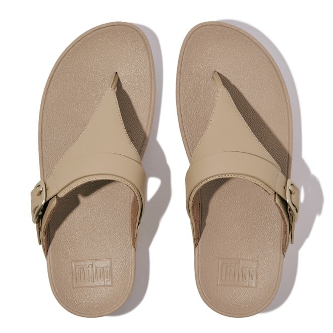 Fitflop Lulu Adjustable Leather Toe-Post Sandals (SKU: 228-246-20-4)