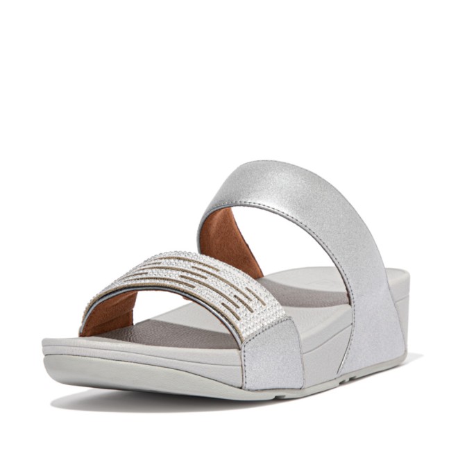 FitFlop Silver Casual Slippers for Women