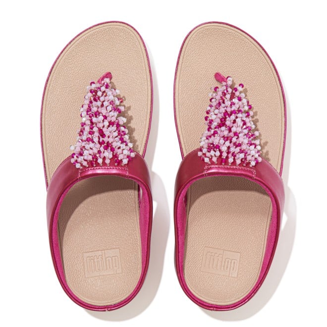 Fitflop Rumba Beaded Toe-Post Sandals (SKU: 228-251-88-3)