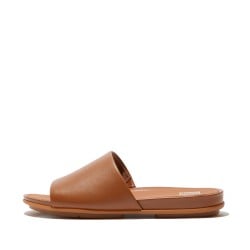 Gracie Leather Pool Slides