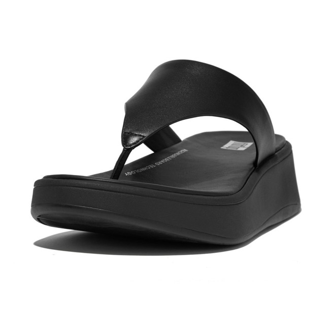 Fitflop Leather Flatform Toe-Post Sandals (SKU: 228-334-11-7)