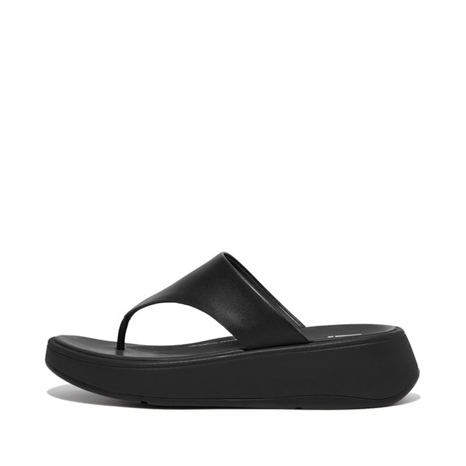 Fitflop Leather Flatform Toe-Post Sandals