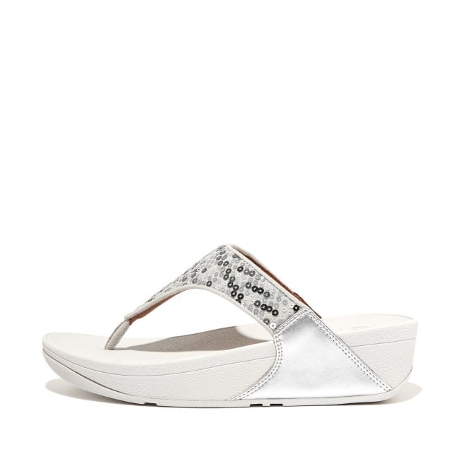 Fitflop Women Silver Casual Slippers (SKU: 228-401L-27-9)