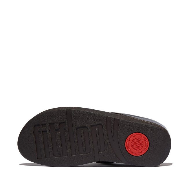 Fitflop Fino Glitterdust  Metallic Toe-Post Sandals (SKU: 228-402-12-6)