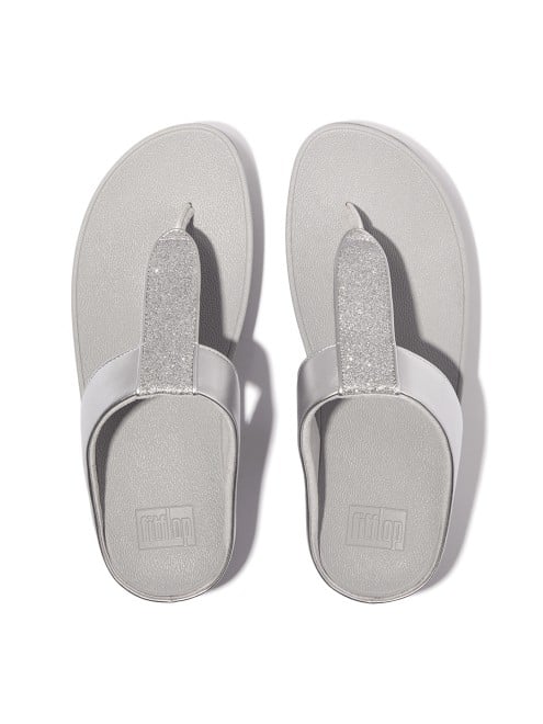 Fitflop Fino Glitterdust  Metallic Toe-Post Sandals (SKU: 228-402-27-3)