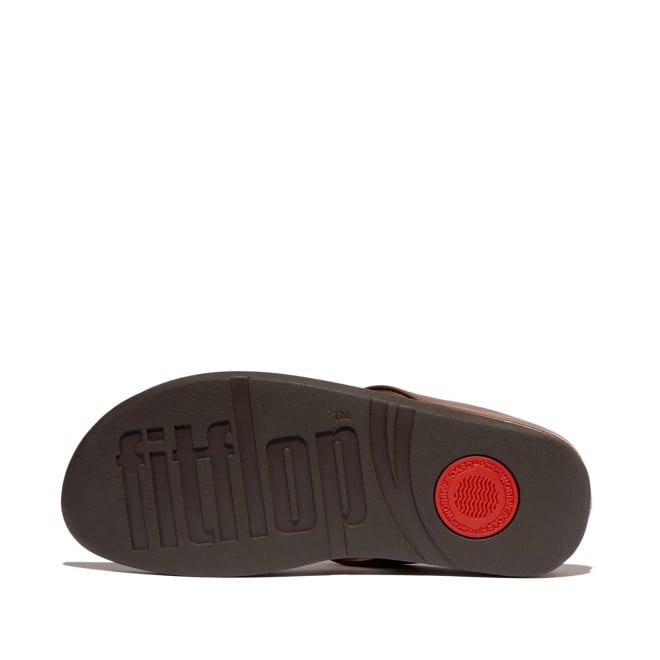 Fitflop Fino Resin-Hoop Leather Toe-Post Sandals (SKU: 228-405-12-7)