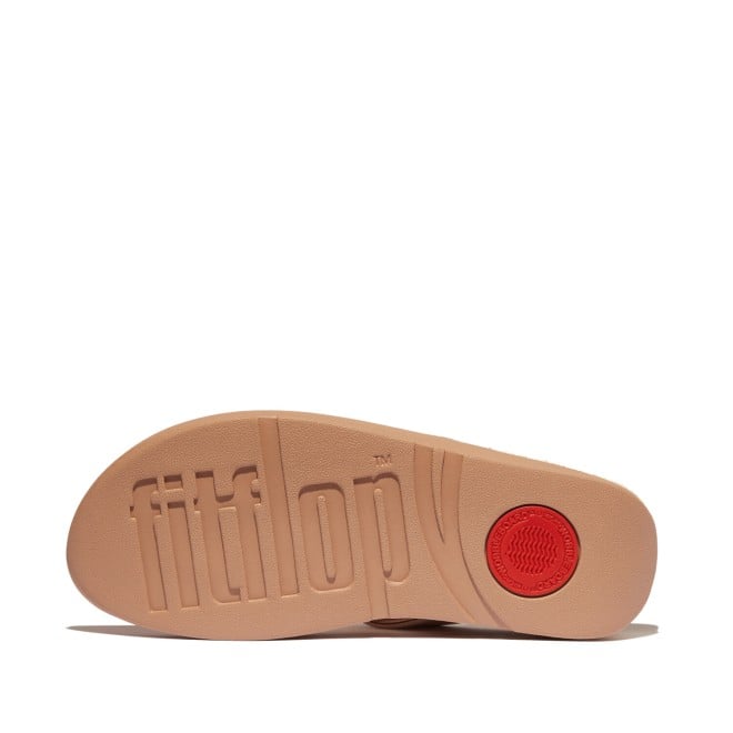 Fitflop Fino Resin-Hoop Leather Toe-Post Sandals (SKU: 228-405-20-3)
