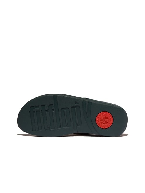 Fitflop Fino Resin-Hoop Leather Toe-Post Sandals (SKU: 228-405-45-3)