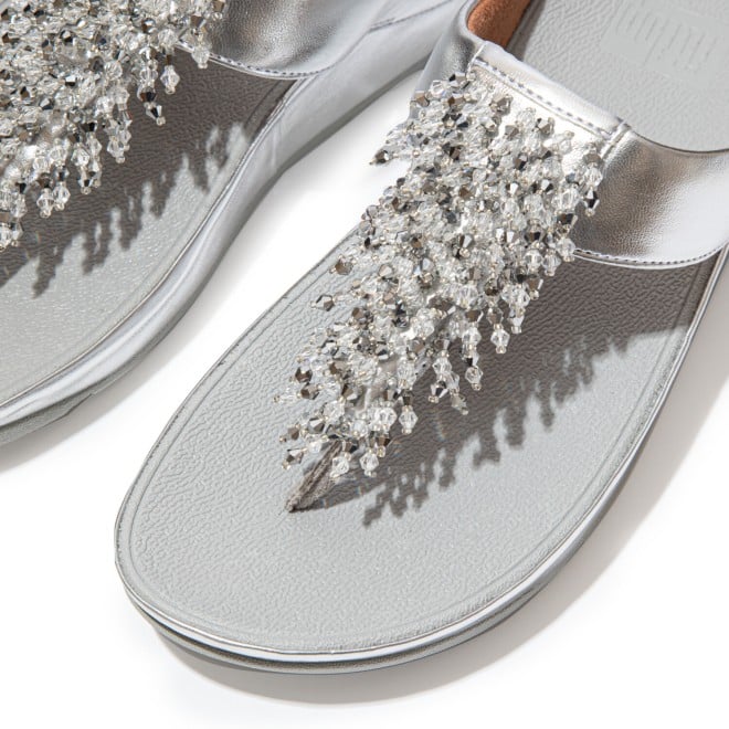 Fitflop Rumba Beaded Toe-Post Sandals (SKU: 228-408-27-3)