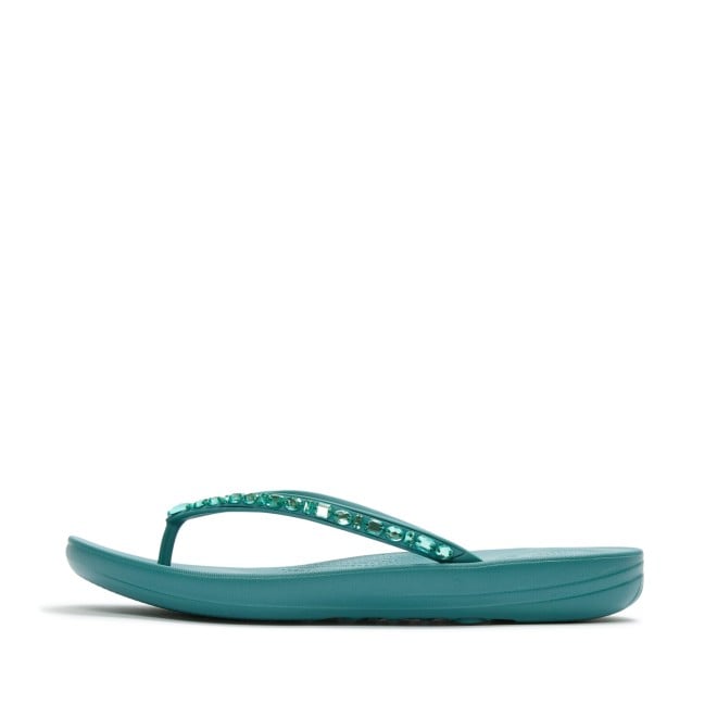 Fitflop Iqushion Multi-Crystal Ergonomic Flip-Flops
