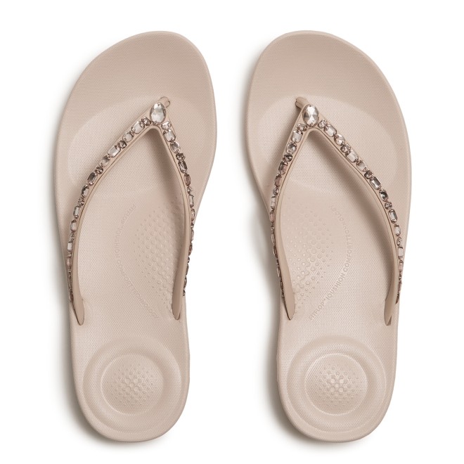 Fitflop Iqushion Multi-Crystal Ergonomic Flip-Flops (SKU: 228-414-78-3)