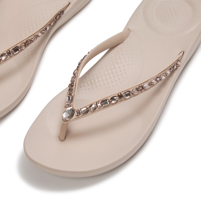 Fitflop Iqushion Multi-Crystal Ergonomic Flip-Flops (SKU: 228-414-78-3)