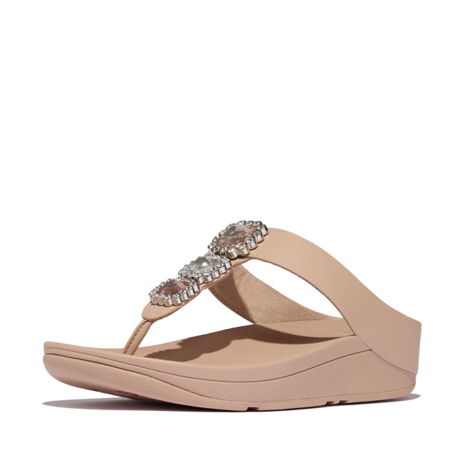 Fitflop Fino Crystal-Jewel Toe-Post Sandals (SKU: 228-415-20-3)