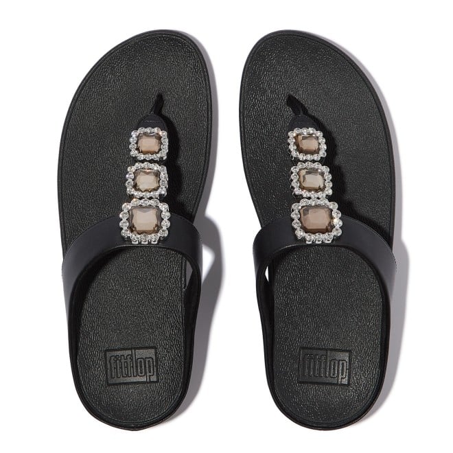 Fitflop Fino Crystal-Jewel Toe-Post Sandals (SKU: 228-415-11-3)