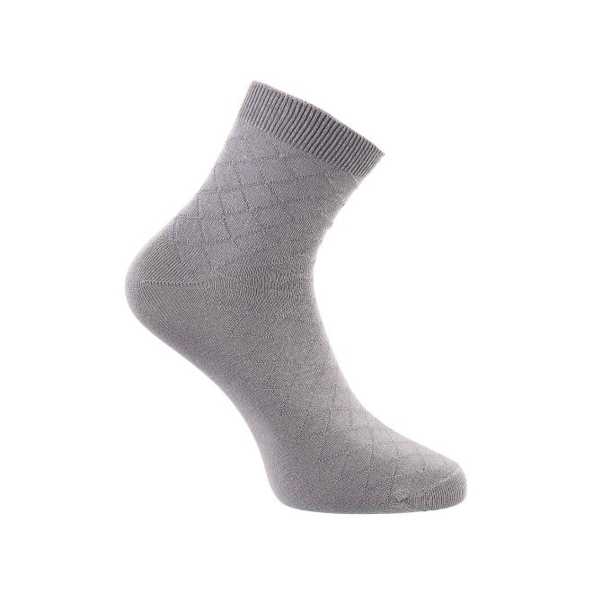 Mochi Grey Mens Socks Ankle Length