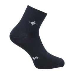 Men Navy-Blue Socks Half Length