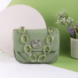 Women Green Hand Bags Shoulder Bag