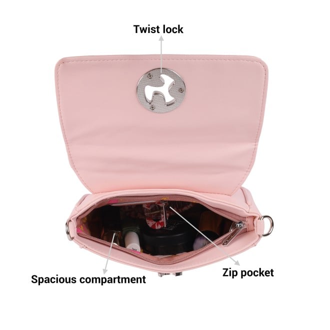 Mochi Women Pink Hand Bags Shoulder Bag (SKU: 230-30-24-10)