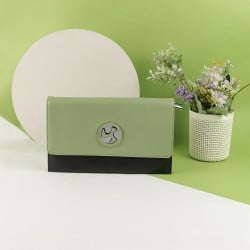 Women Green Womens Wallets Bifold