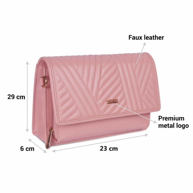 Mochi Women Pink Casual Sling Bag (SKU: 230-32-24-10)