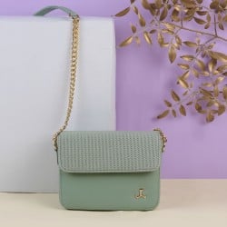 Women Green Sling Bag