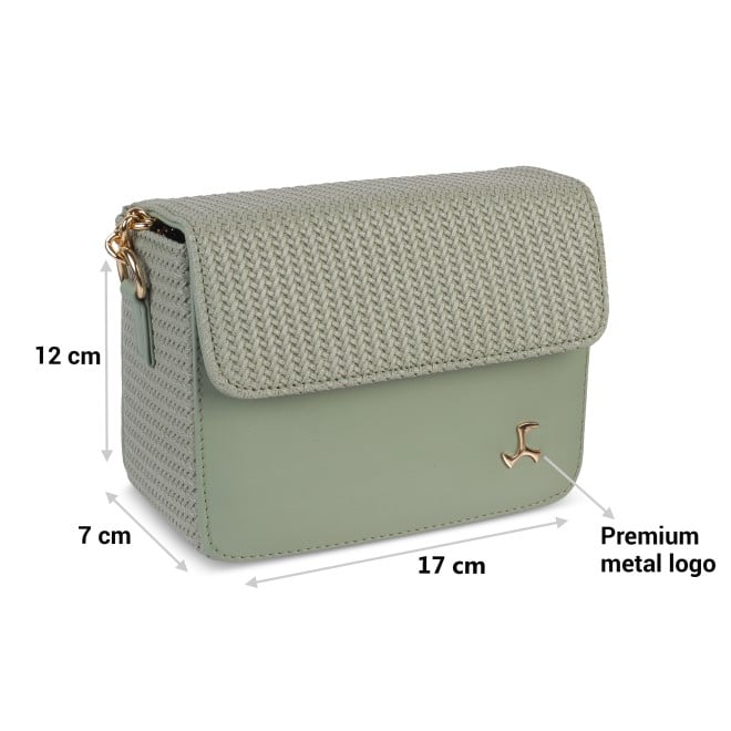 Mochi Women Green Sling Bag (SKU: 230-33-21-10)