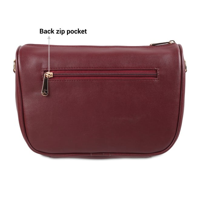 Mochi Women Maroon Sling Bag (SKU: 230-34-44-10)