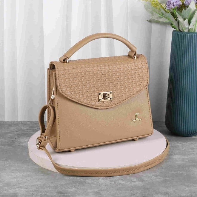 Mochi Women Beige Casual Satchels (SKU: 230-57-20-10)