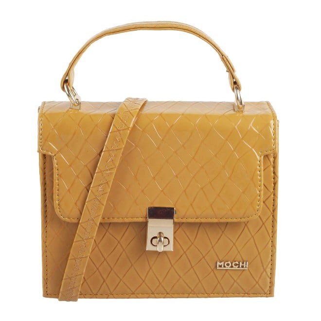 Mochi Women Yellow Satchel Bag (SKU: 230-7690-33-10)