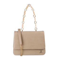 Women Beige Hand Bags Evening Bag