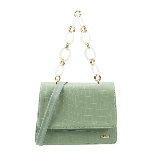 Mochi Green Hand Bags Evening Bag
