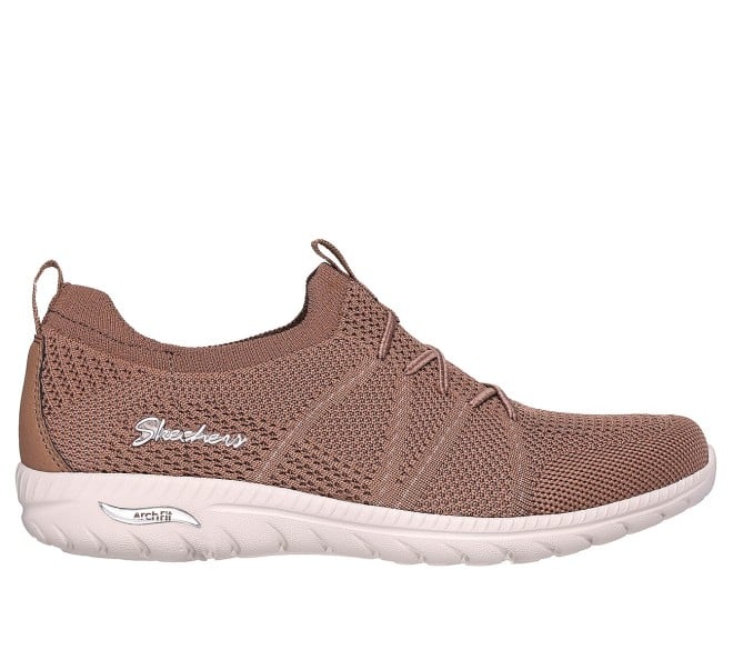 Skechers Women Mocha-Brown Casual Sneakers (SKU: 239-100340-43-6)